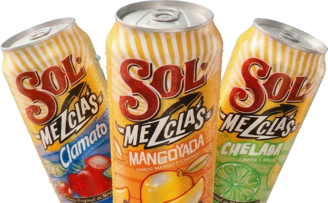 Sol Mezclas Clamato, Mangoyada y Chelada