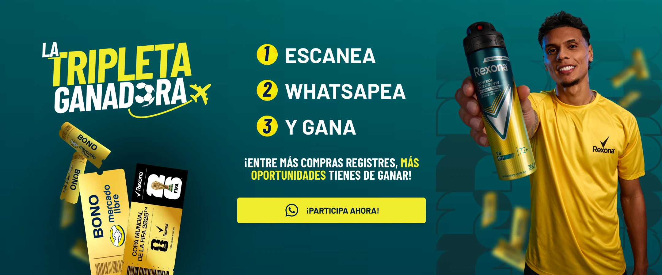 CADA COMPRA PARTICIPA POR BOLETOS