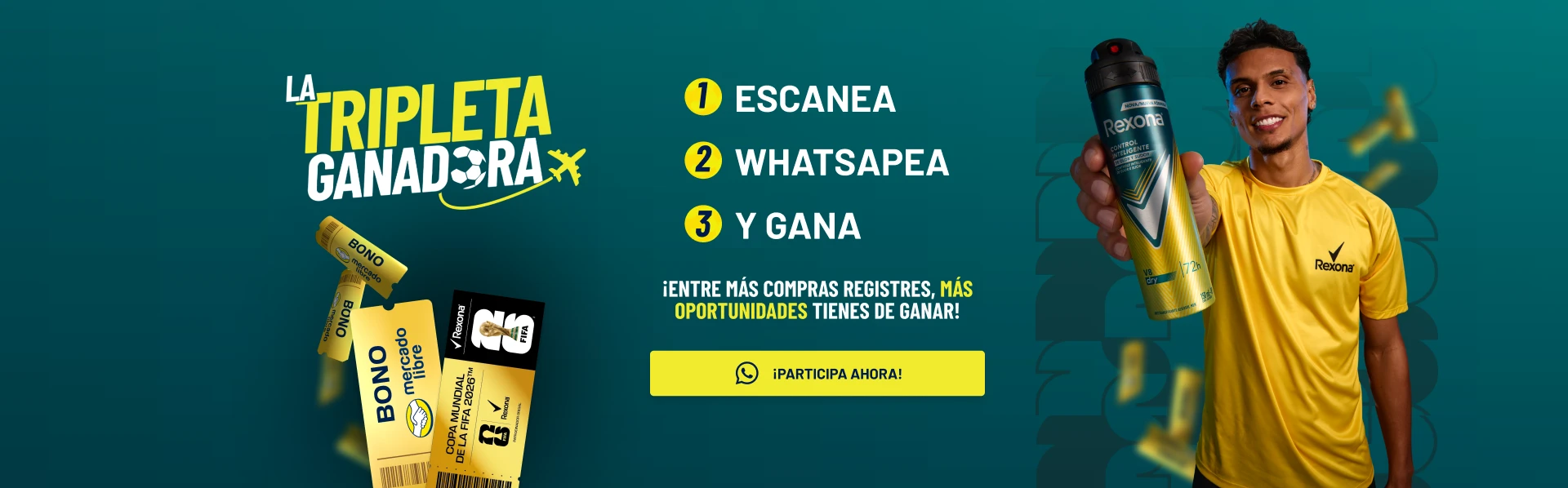 CADA COMPRA PARTICIPA POR BOLETOS