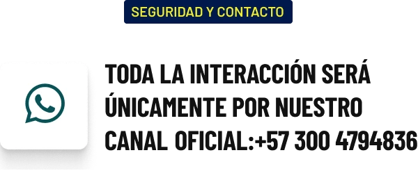 Toda interacción es por nuestro numero oficial 55-7401-7930